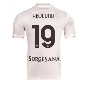 Billige Fotballdrakt SSC Napoli Rasmus Hojlund #19 Replika Bortedrakt 2025-26 Kortermet